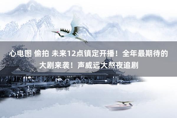 心电图 偷拍 未来12点镇定开播！全年最期待的大剧来袭！声威远大熬夜追剧