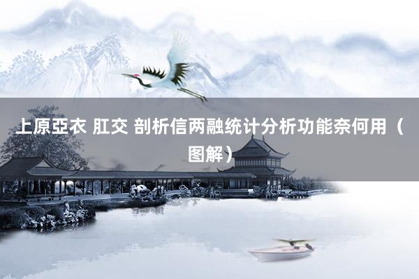 上原亞衣 肛交 剖析信两融统计分析功能奈何用（图解）
